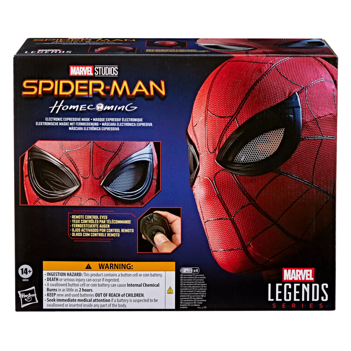 Hasbro - Spider-Man 1/1 electronic expressive mask - Marvel Legends Series