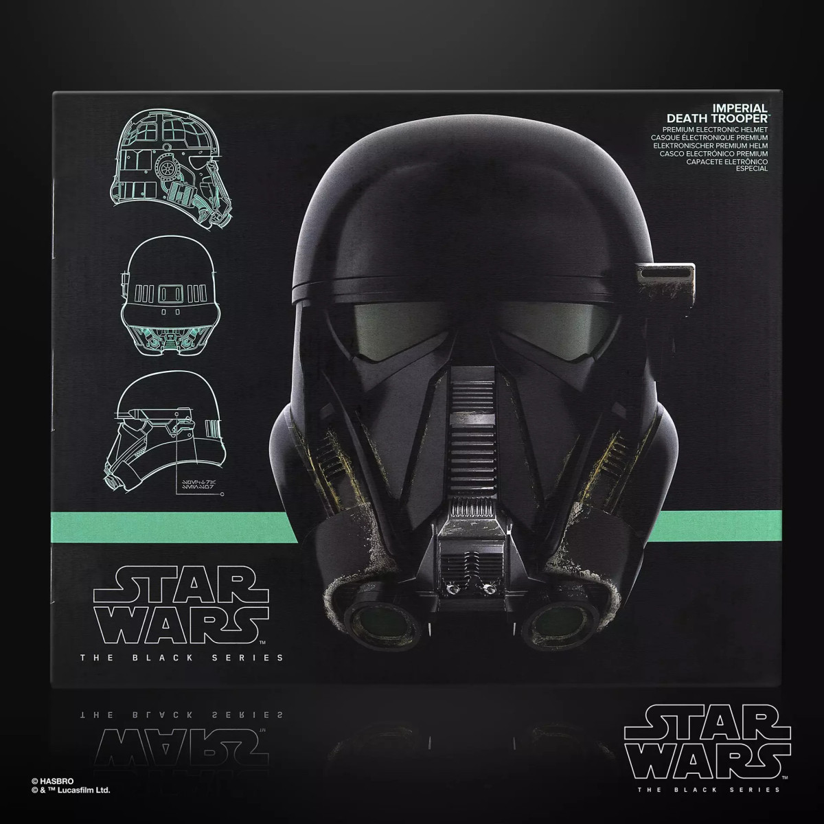 Hasbro Star Wars The Black Series - Imperial Death Trooper electronic helmet