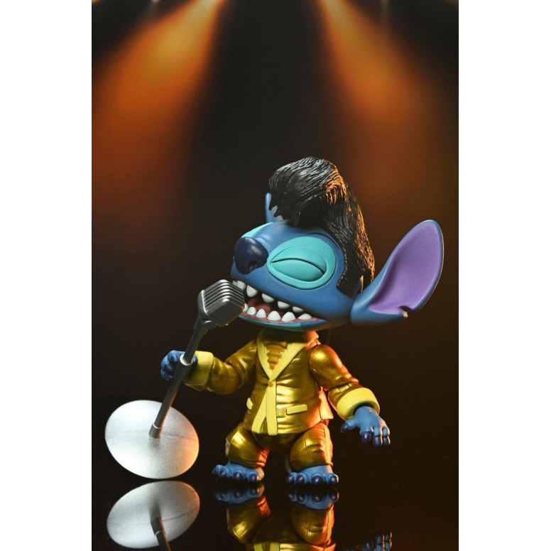 Neca Disney Lilo & Stitch - Ultimate Gold Suit Elvis Stitch