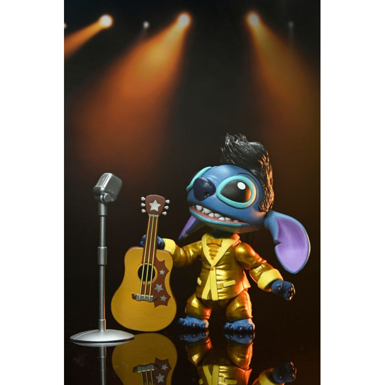 Neca Disney Lilo & Stitch - Ultimate Gold Suit Elvis Stitch