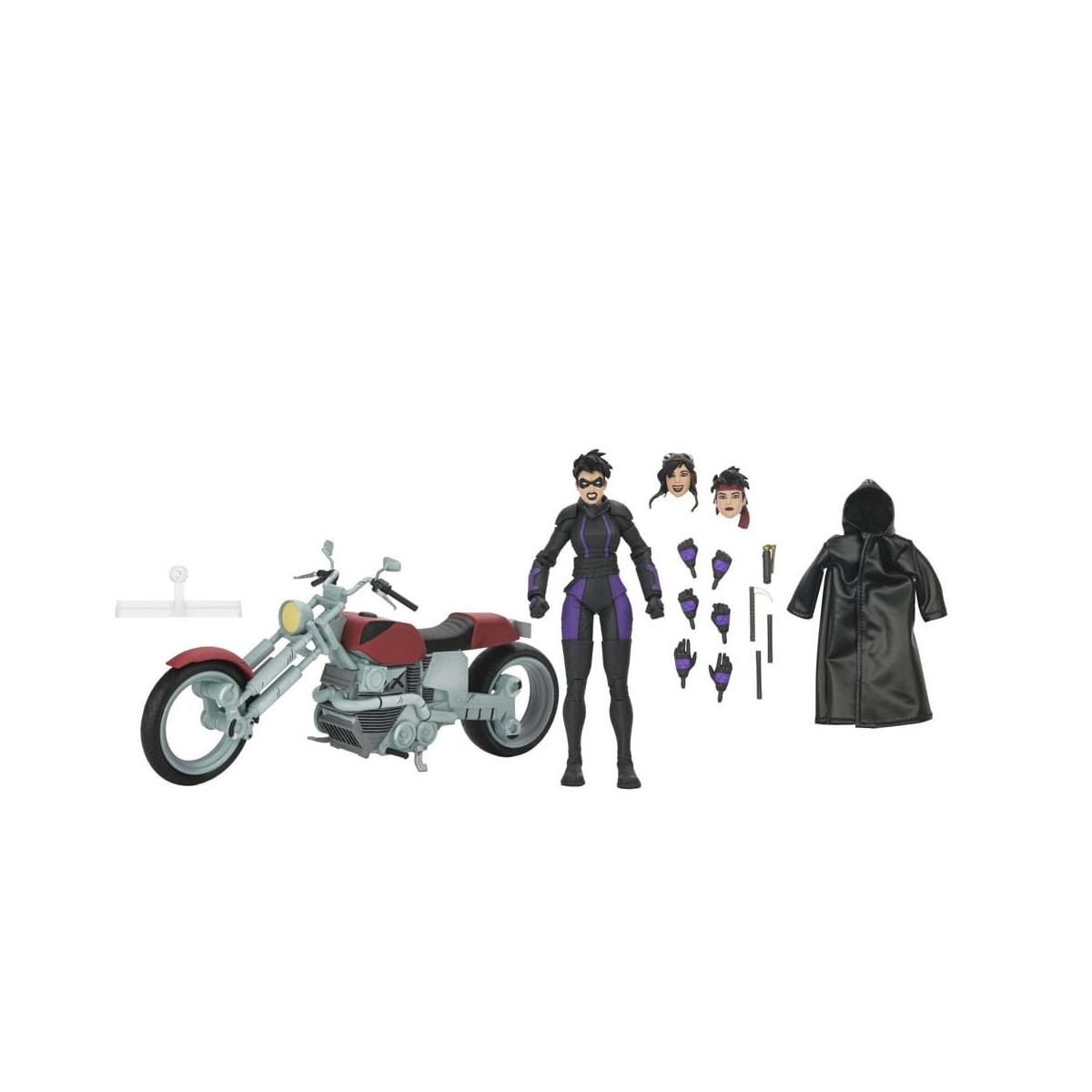 NECA - IDW Comics - Casey Marie with Last Ronin Motorcycle - The Last Ronin The Lost Years- TMNT