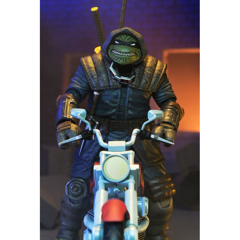 NECA - IDW Comics - Casey Marie with Last Ronin Motorcycle - The Last Ronin The Lost Years- TMNT
