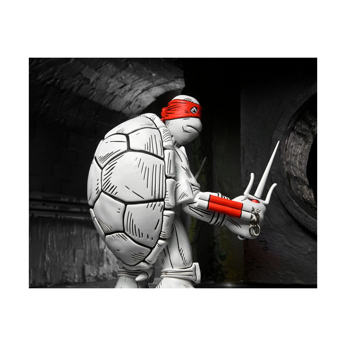 NECA - Mirage Comics - Black and White First Turtles - TMNT - Teenage Mutant Ninja Turtles