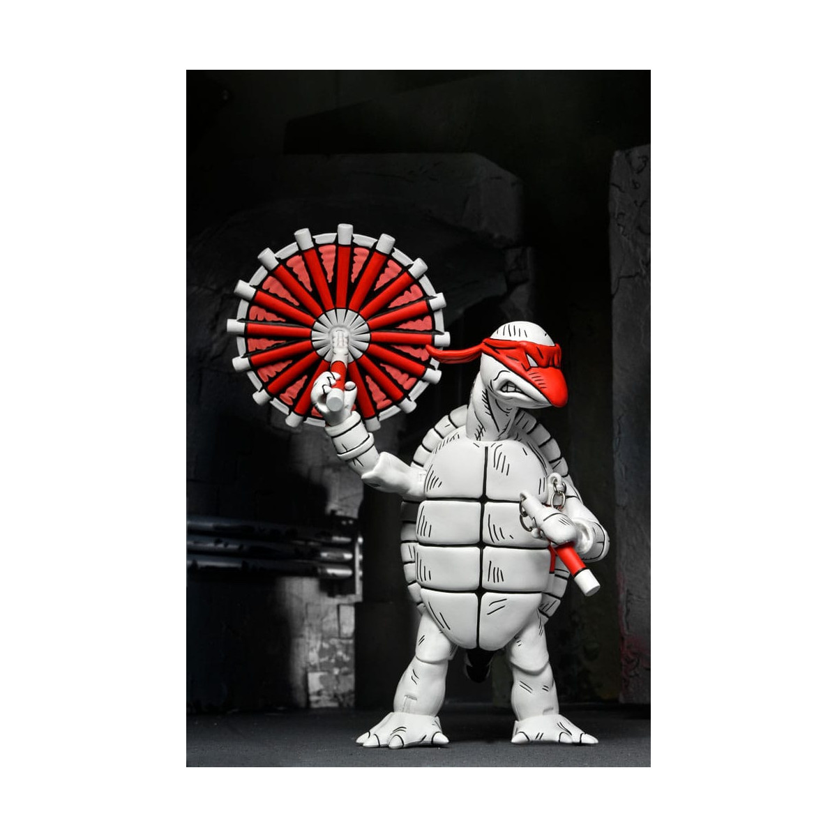 NECA - Mirage Comics - Black and White First Turtles - TMNT - Teenage Mutant Ninja Turtles