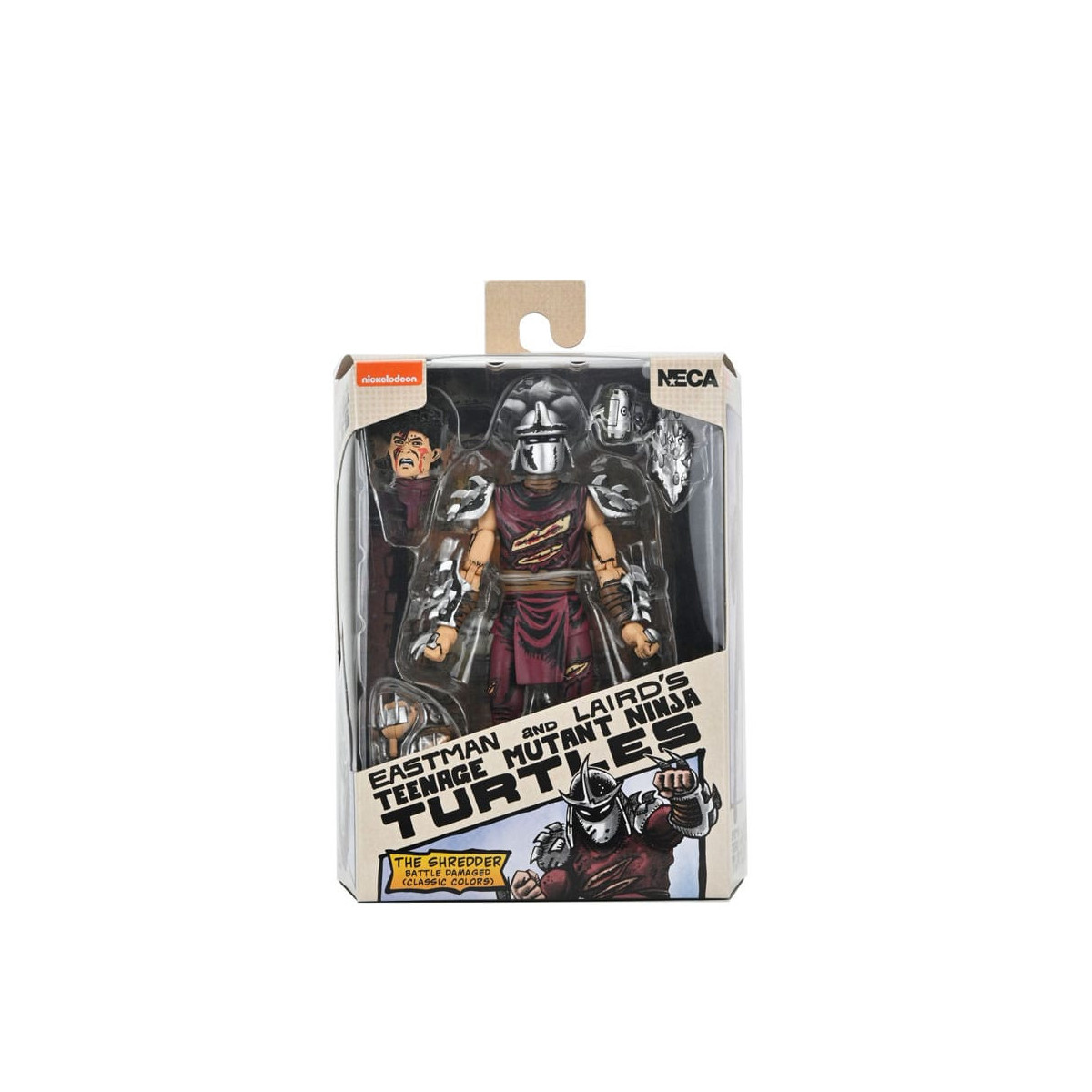 NECA - Mirage Comics - BATTLE DAMAGED SHREDDER (Classic Colors) - TMNT - Teenage Mutant Ninja Turtles