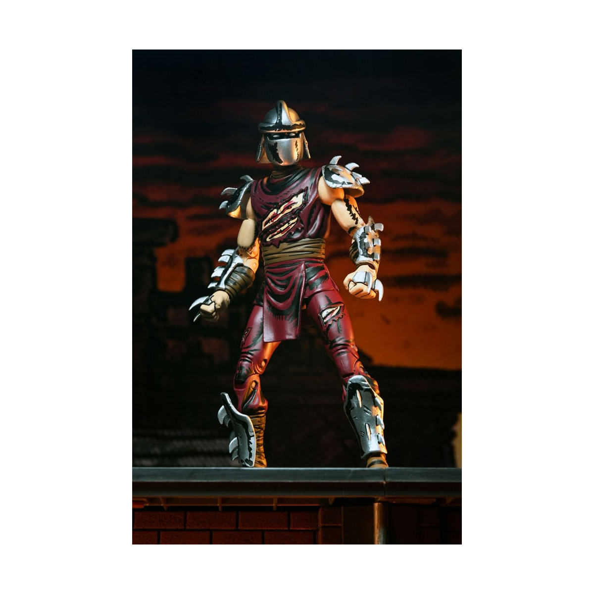 NECA - Mirage Comics - BATTLE DAMAGED SHREDDER (Classic Colors) - TMNT - Teenage Mutant Ninja Turtles