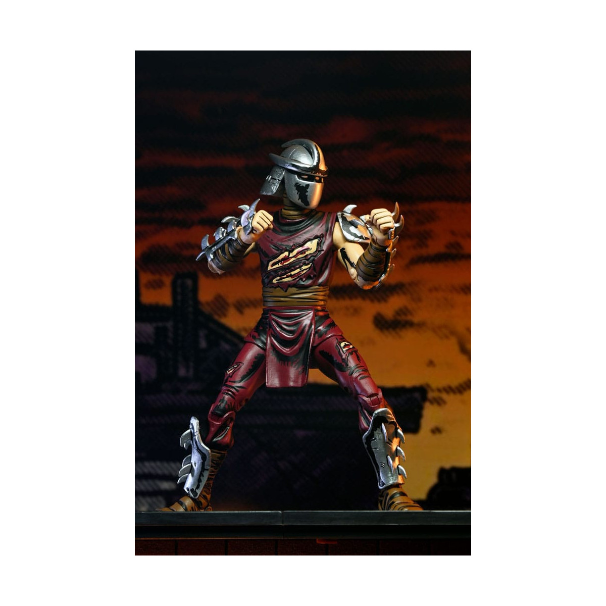 NECA - Mirage Comics - BATTLE DAMAGED SHREDDER (Classic Colors) - TMNT - Teenage Mutant Ninja Turtles