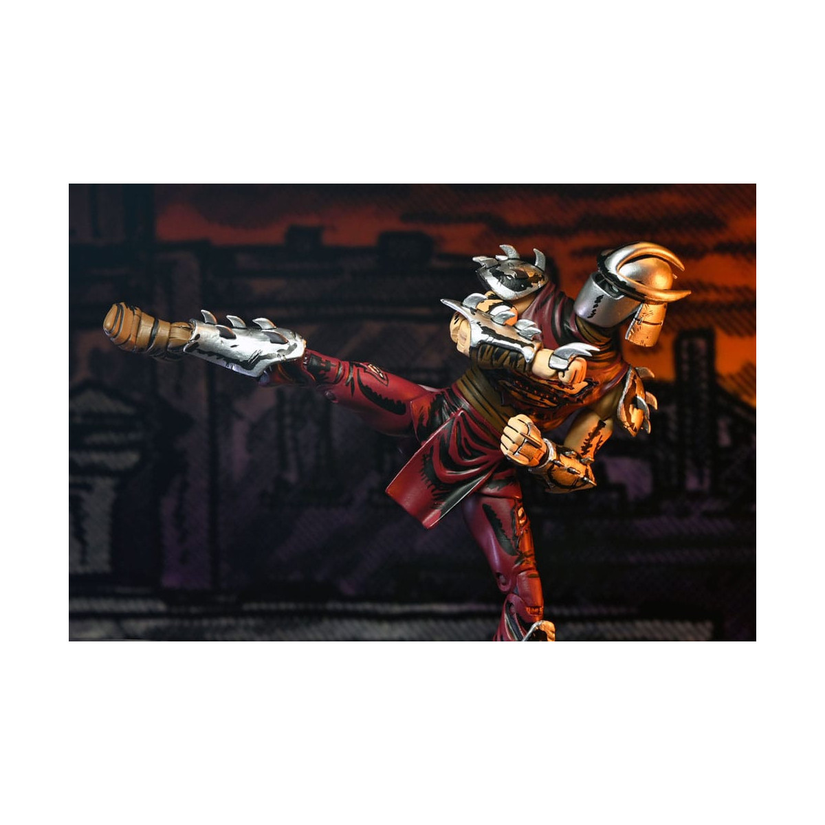 NECA - Mirage Comics - BATTLE DAMAGED SHREDDER (Classic Colors) - TMNT - Teenage Mutant Ninja Turtles