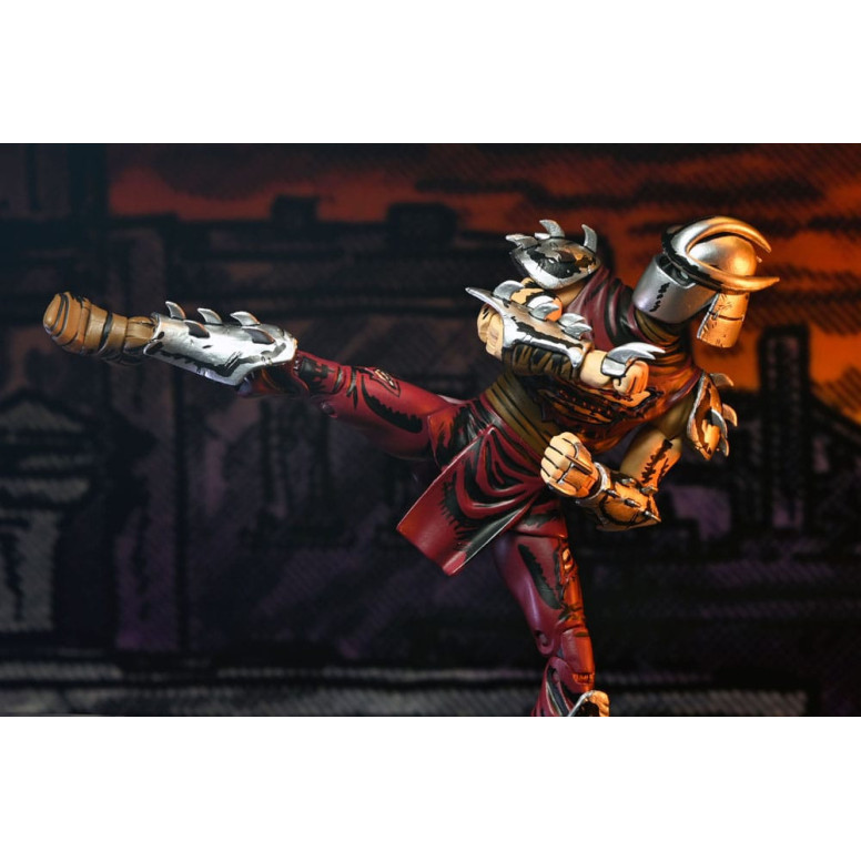 NECA - Mirage Comics - BATTLE DAMAGED SHREDDER (Classic Colors) - TMNT - Teenage Mutant Ninja Turtles