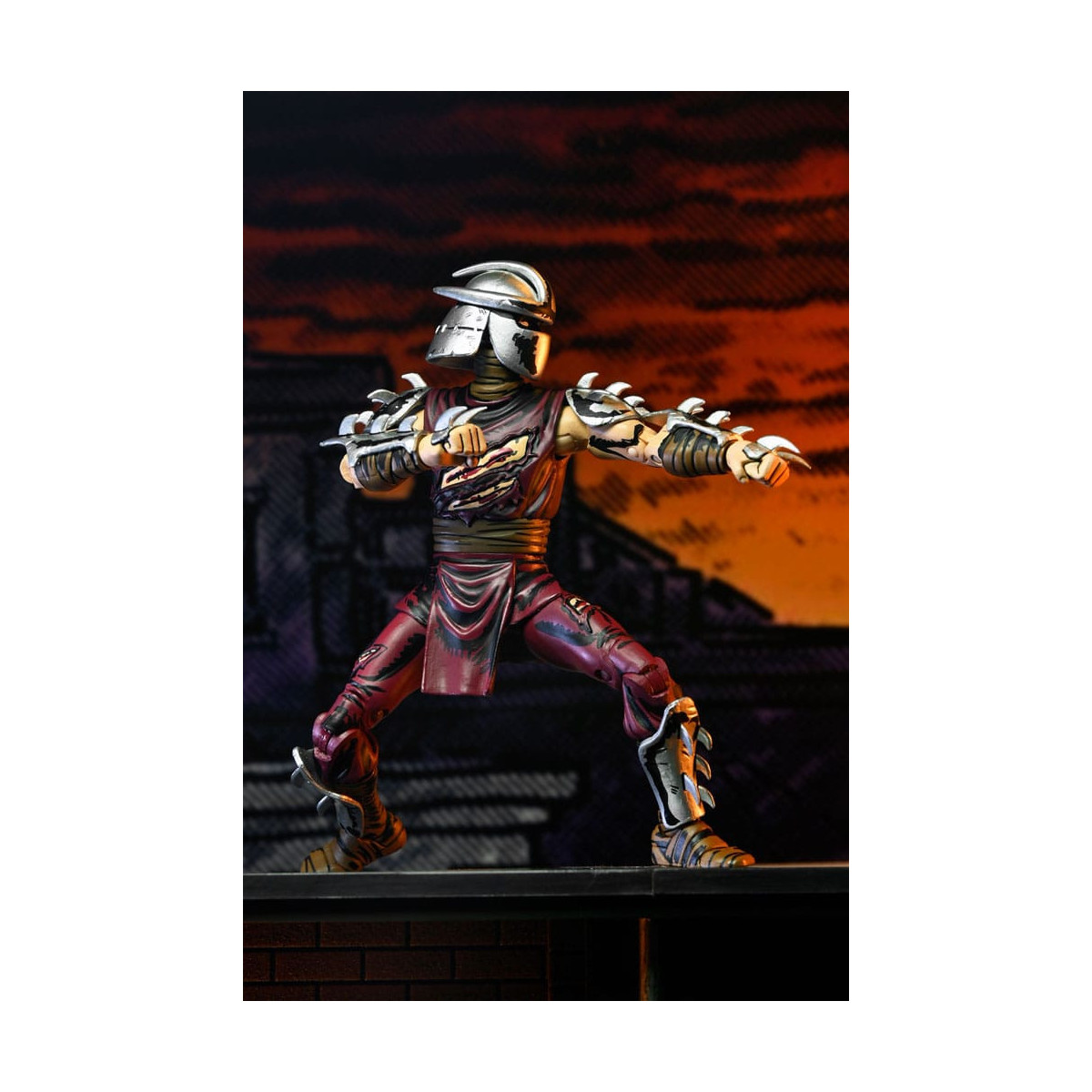 NECA - Mirage Comics - BATTLE DAMAGED SHREDDER (Classic Colors) - TMNT - Teenage Mutant Ninja Turtles
