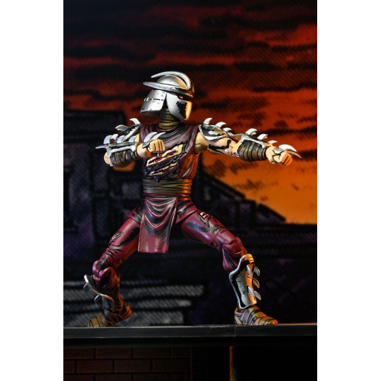 NECA - Mirage Comics - BATTLE DAMAGED SHREDDER (Classic Colors) - TMNT - Teenage Mutant Ninja Turtles
