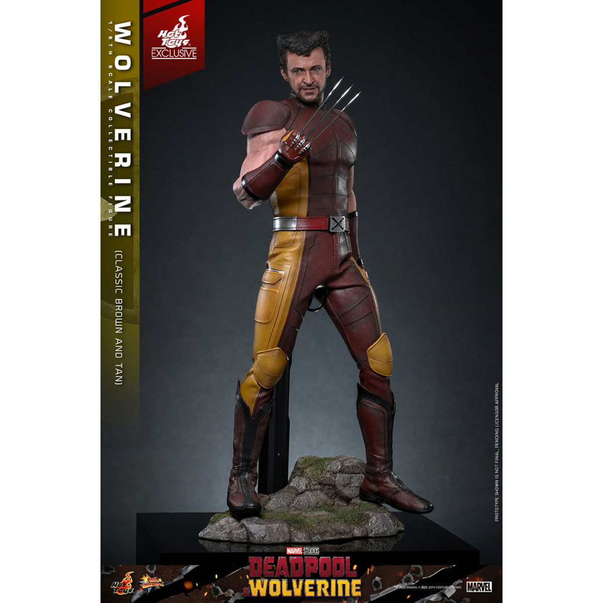 Hot Toys Marvel Deadpool & Wolverine - Wolverine (Classic Brown and Tan) MMS 1/6 Exclusive Edition
