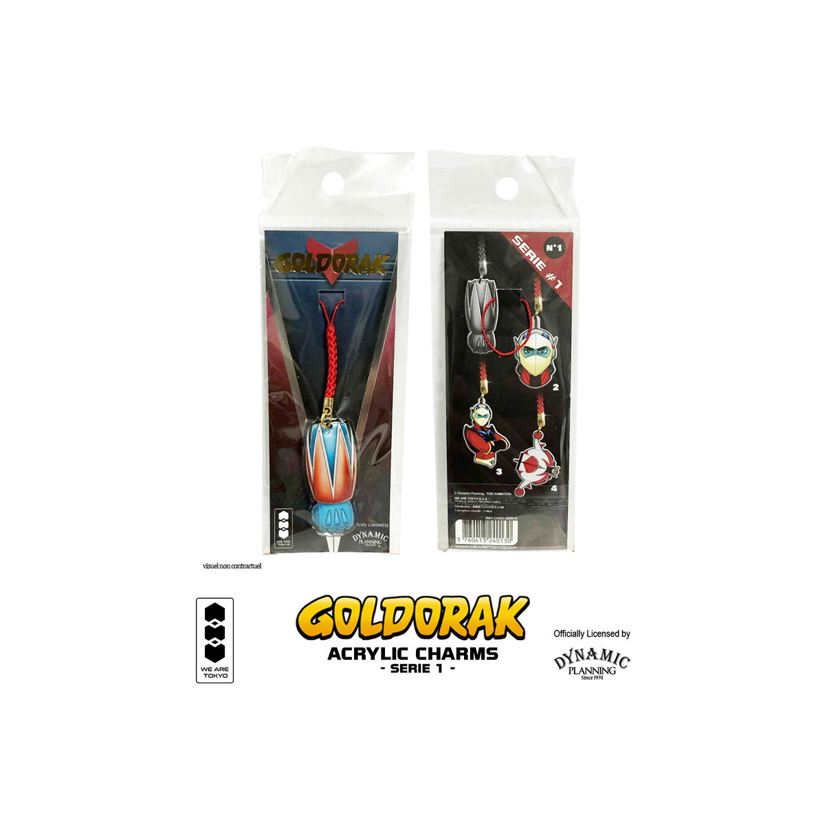 We Are Tokyo - Goldorak Acrylic Charm Serie 1 Fulguro Poing