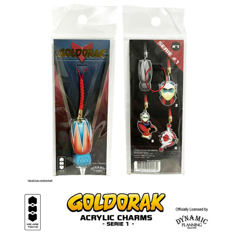 We Are Tokyo - Goldorak Acrylic Charm Serie 1 Fulguro Poing
