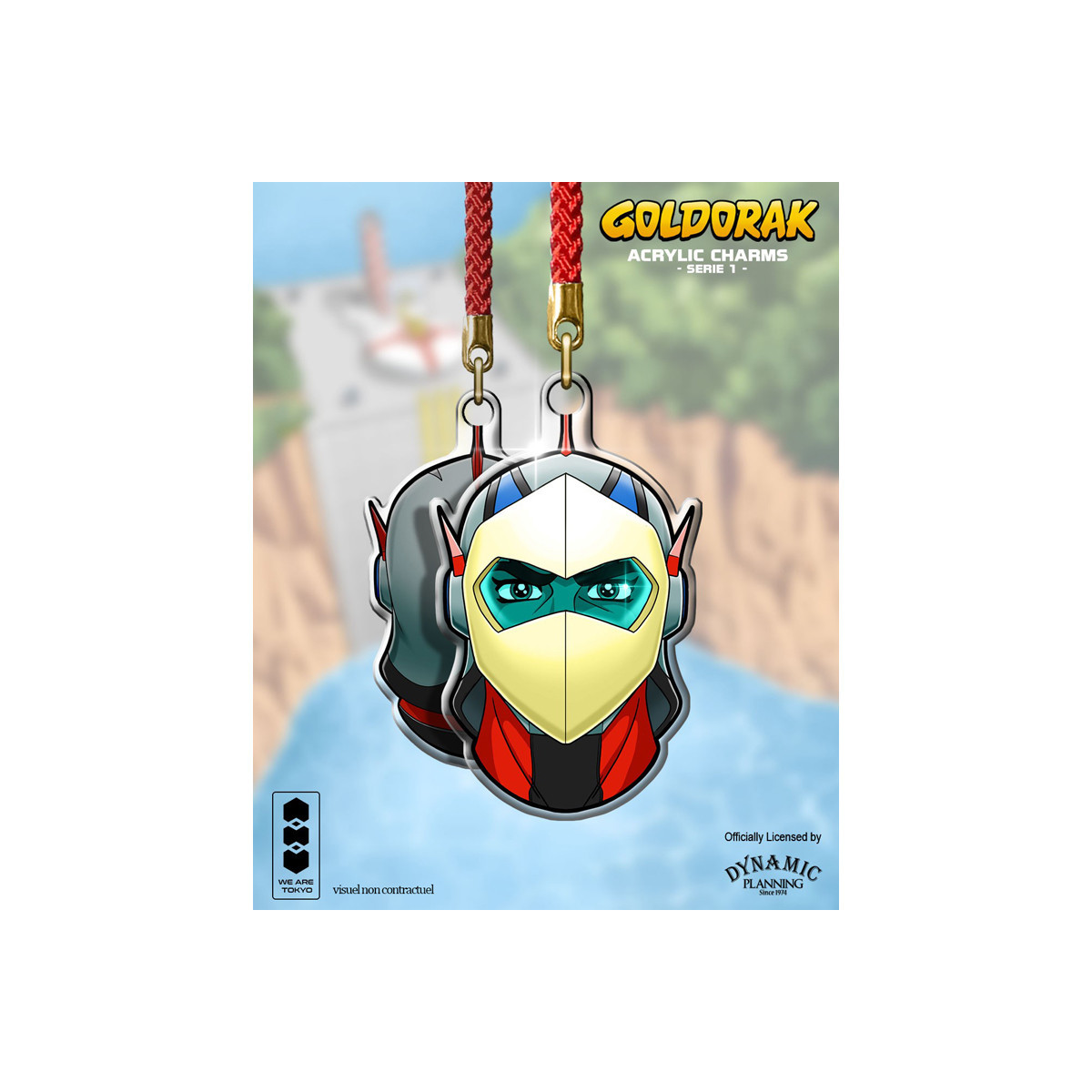 We Are Tokyo - Goldorak Acrylic Charm Serie 1 Actarus Helmet