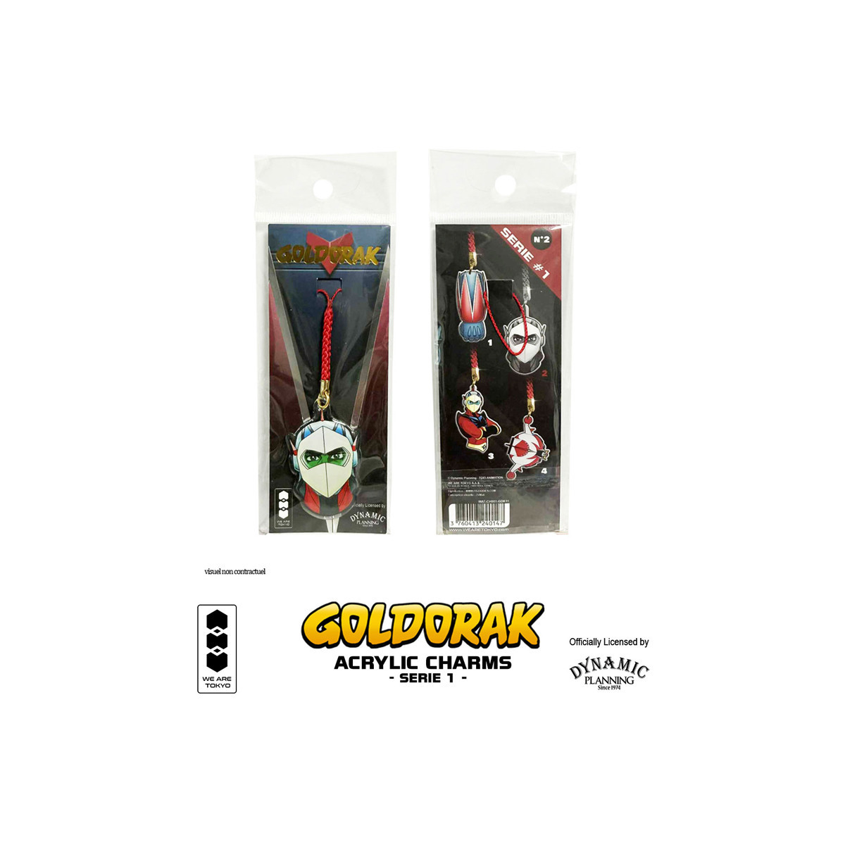 We Are Tokyo - Goldorak Acrylic Charm Serie 1 Actarus Helmet
