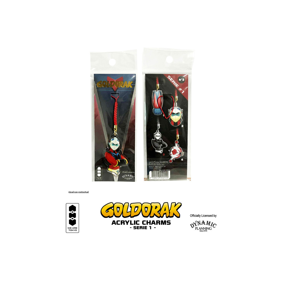 We Are Tokyo - Goldorak Acrylic Charm Serie 1 Buste Actarus