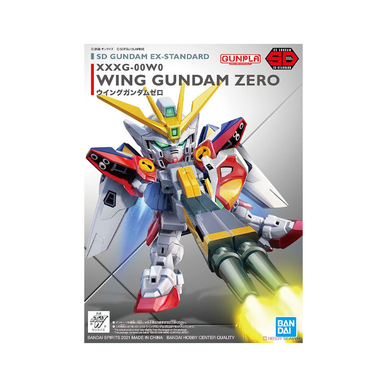 Bandai - Gunpla - SD Gundam Ex-Standard - XXXG-00W0 WING GUNDAM ZERO - Mobile Suit Gundam Wings