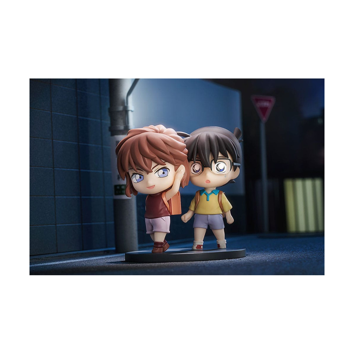 GoodSmile - Qset Conan Edogawa & Ai Haibara - Pack 2 figurines Detective Conan