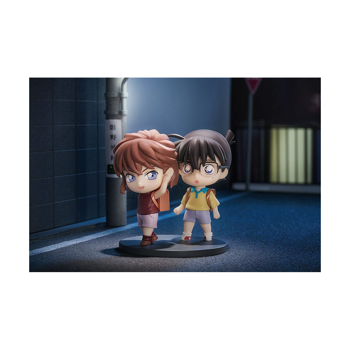 GoodSmile - Qset Conan Edogawa & Ai Haibara - Pack 2 figurines Detective Conan