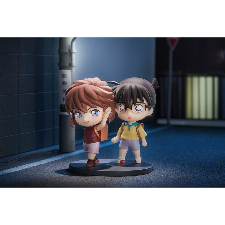 GoodSmile - Qset Conan Edogawa & Ai Haibara - Pack 2 figurines Detective Conan