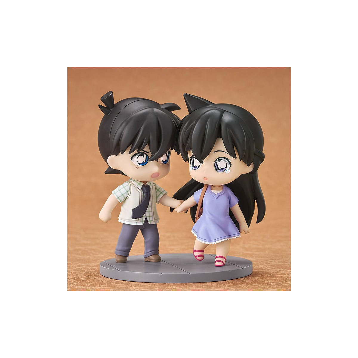 GoodSmile - Qset Shinichi Kudo & Ran Mori - Pack 2 figurines Detective Conan