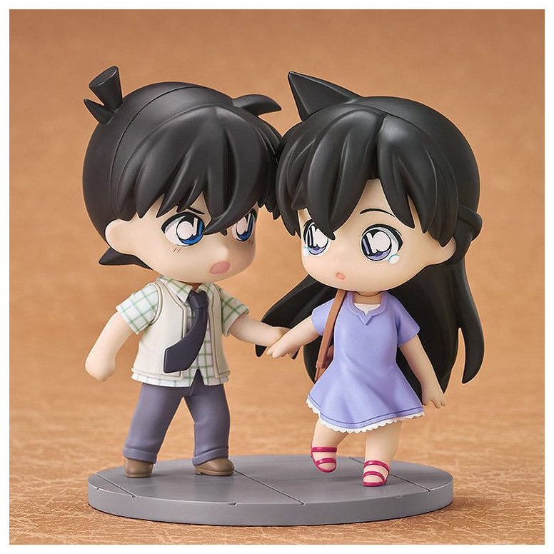 GoodSmile - Qset Shinichi Kudo & Ran Mori - Pack 2 figurines Detective Conan