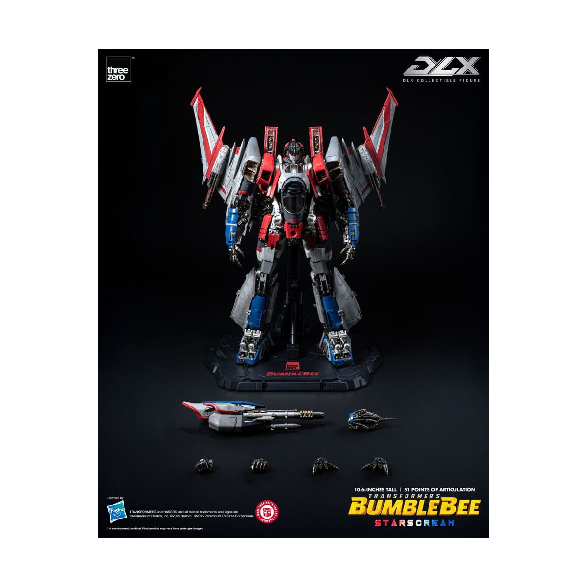 Three Zero Transformers - DLX STARSCREAM 1/6 - Transformers: Bumblebee
