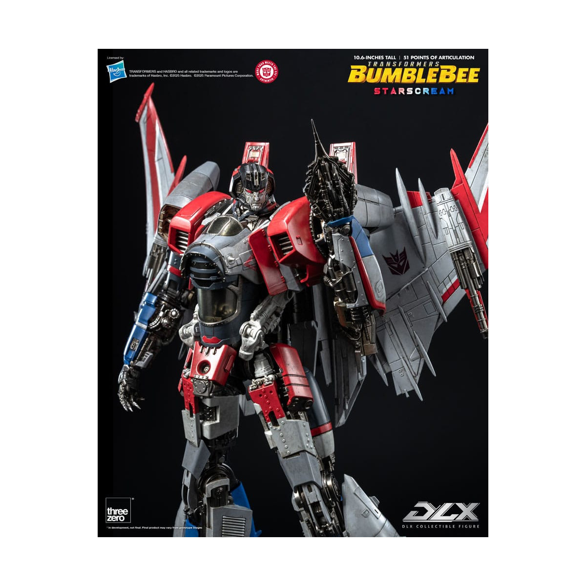 Three Zero Transformers - DLX STARSCREAM 1/6 - Transformers: Bumblebee