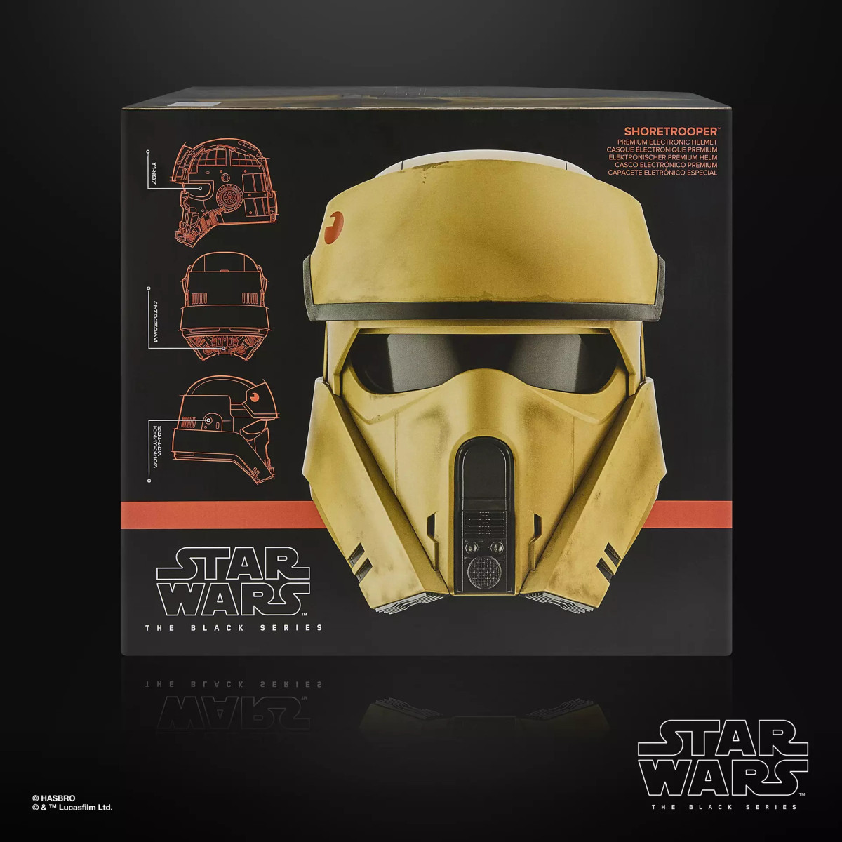Hasbro Star Wars The Black Series - Shoretrooper electronic helmet - Andor