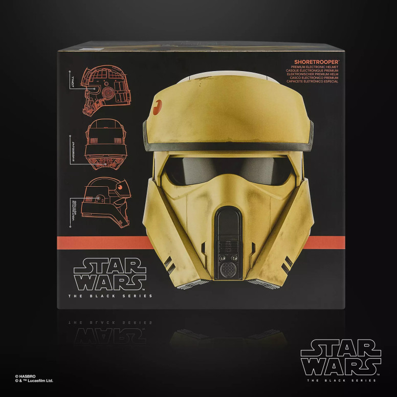 Hasbro Star Wars The Black Series - Shoretrooper electronic helmet - Andor