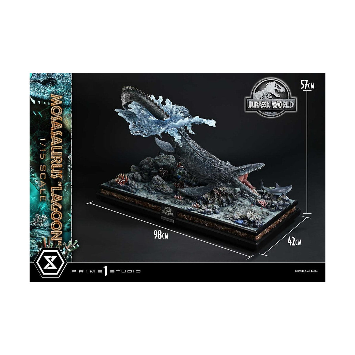 Prime 1 Studio - Jurassic World - Mosasaurus "Lagoon" Bonus Version Legacy Museum Collection 1/15