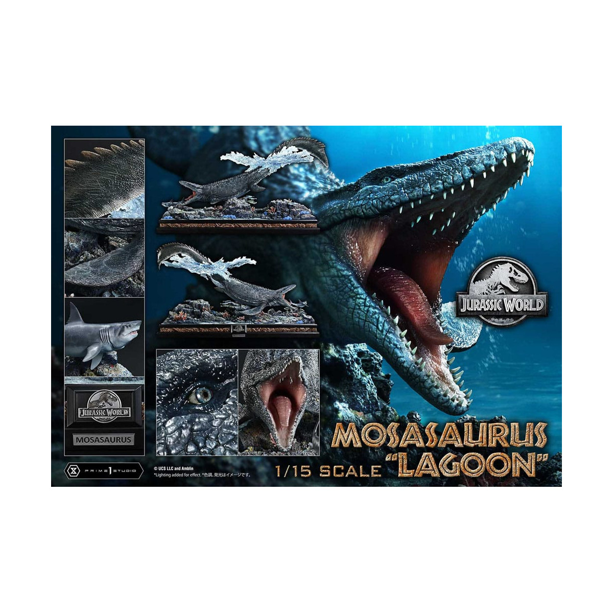 Prime 1 Studio - Jurassic World - Mosasaurus "Lagoon" Legacy Museum Collection 1/15