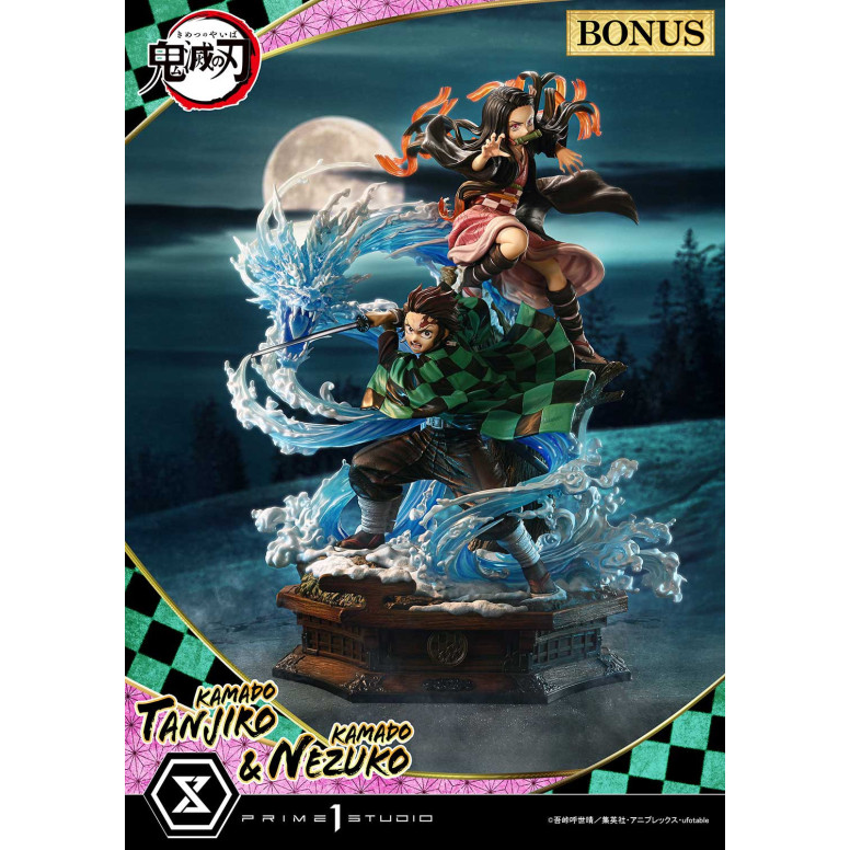 Prime 1 Studio - KAMADO TANJIRO & KAMADO NEZUKO Ultimate Bonus Version - Demon Slayer Concept Masterline Series 1/6