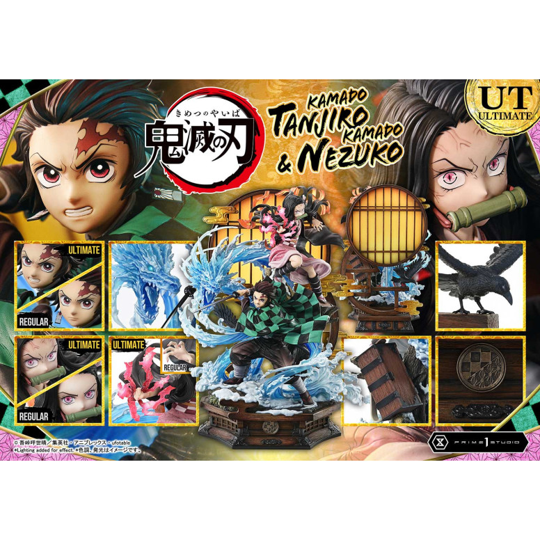 Prime 1 Studio - KAMADO TANJIRO & KAMADO NEZUKO Ultimate Bonus Version - Demon Slayer Concept Masterline Series 1/6