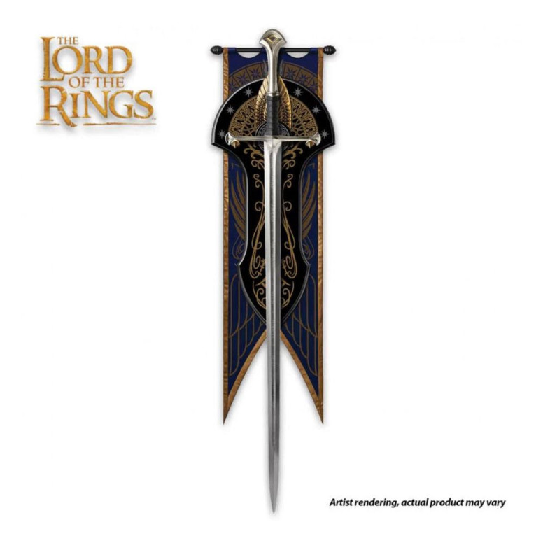 United Cutlery LOTR Anduril Sword of King Elessar Museum Collection Edition - The Lord of the Rings