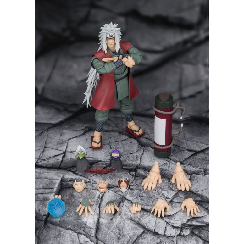 Bandai Tamashii - Jiraiya Hidden Leaf Heroic Master Sage (Sage Mode Set) - SH Figuarts SHF