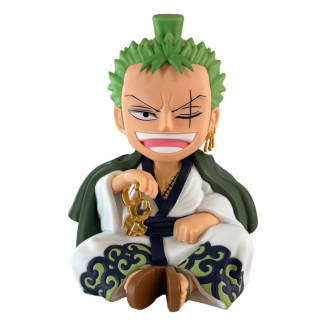 Plastoy - Zorojuro Piggy Bank - One Piece Figurine