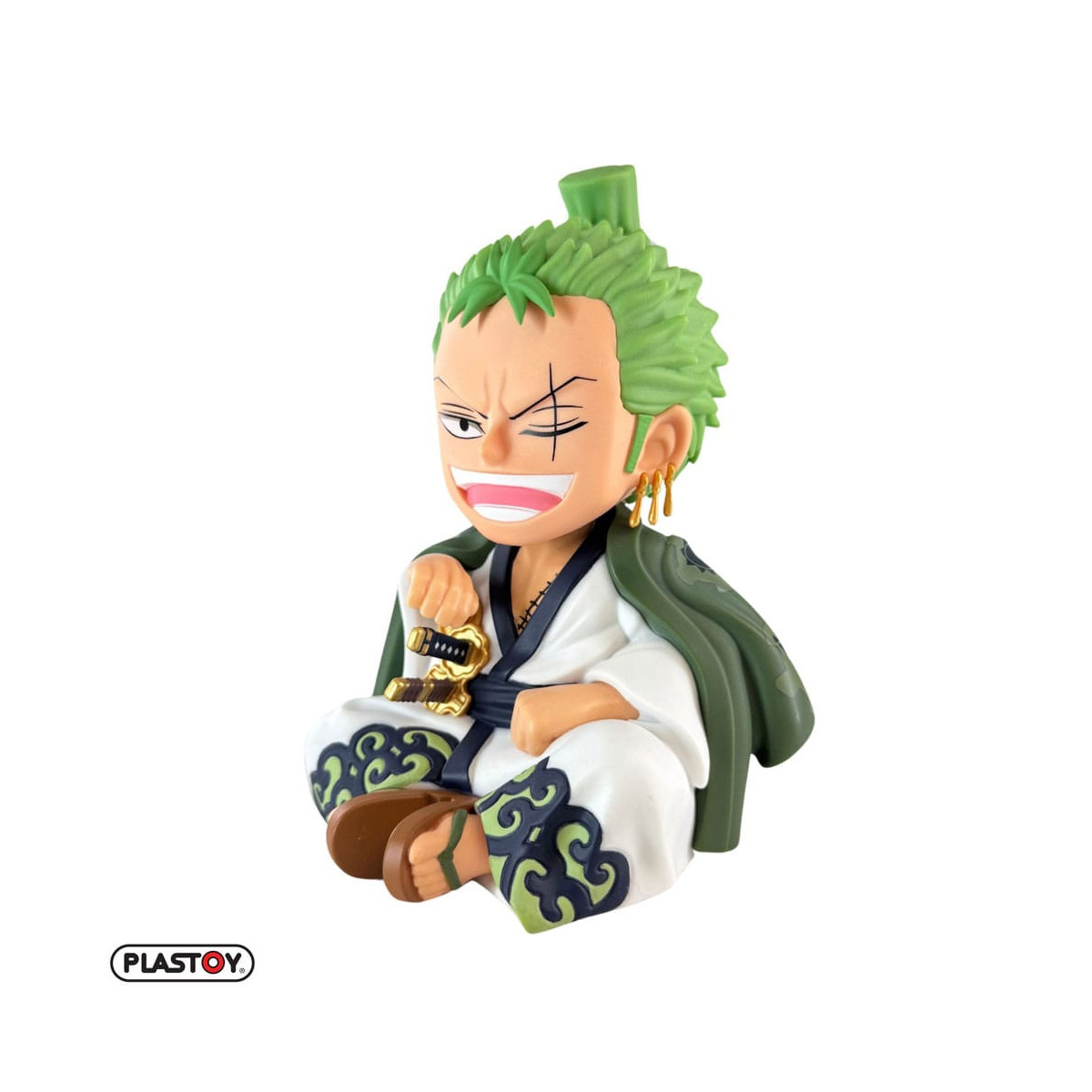 Plastoy - Zorojuro Piggy Bank - One Piece Figurine
