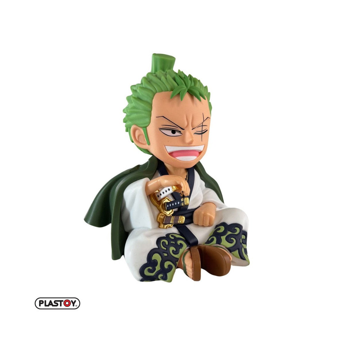 Plastoy - Zorojuro Piggy Bank - One Piece Figurine