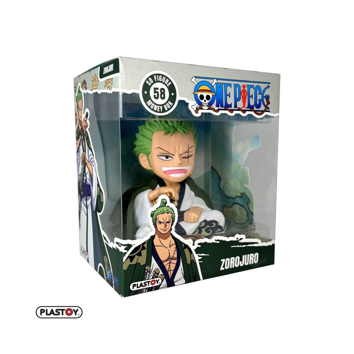 Plastoy - Zorojuro Piggy Bank - One Piece Figurine
