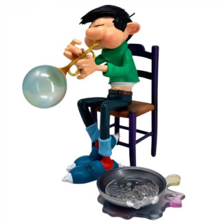 Plastoy Gaston Lagaffe - Gaston Lagaffe, soap bubble trumpet