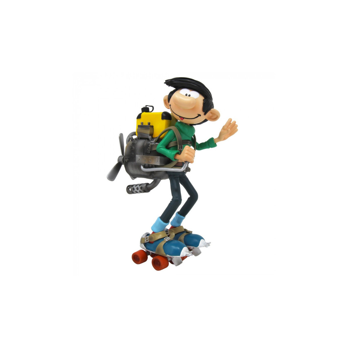 Plastoy Gaston Lagaffe - Gaston Lagaffe, engine on roller skates