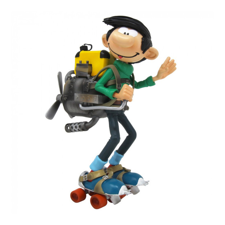 Plastoy Gaston Lagaffe - Gaston Lagaffe, engine on roller skates