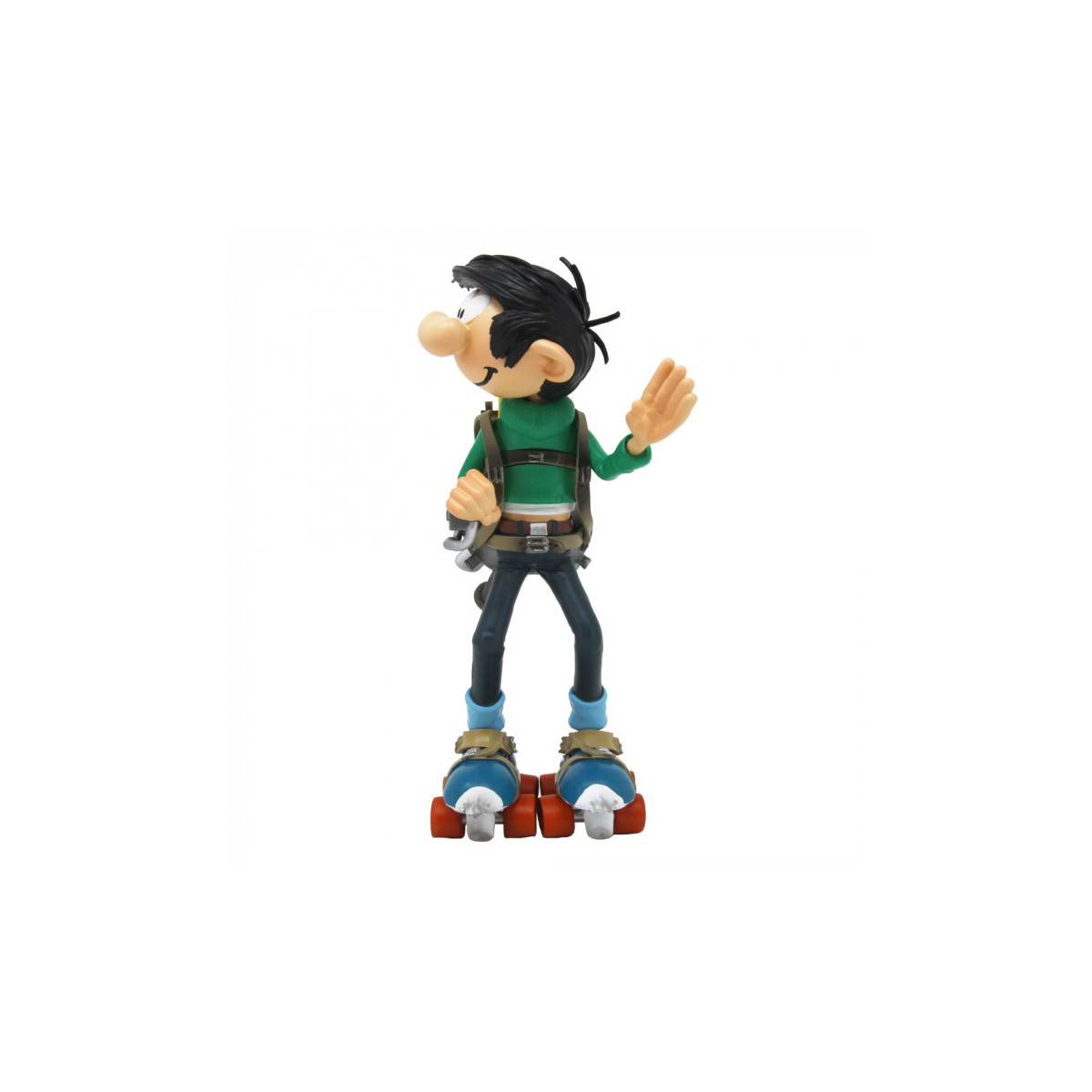 Plastoy Gaston Lagaffe - Gaston Lagaffe, engine on roller skates