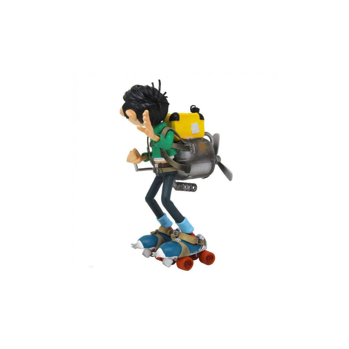 Plastoy Gaston Lagaffe - Gaston Lagaffe, engine on roller skates
