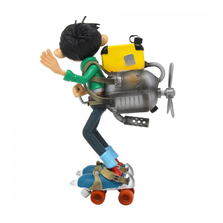 Plastoy Gaston Lagaffe - Gaston Lagaffe, engine on roller skates