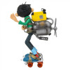 Plastoy Gaston Lagaffe - Gaston Lagaffe, engine on roller skates