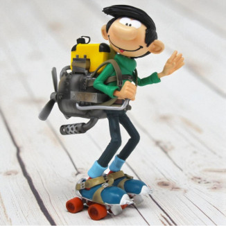 Plastoy Gaston Lagaffe - Gaston Lagaffe, engine on roller skates