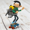 Plastoy Gaston Lagaffe - Gaston Lagaffe, engine on roller skates
